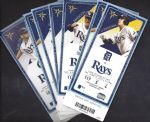 2012 Tampa Bay Rays MLB Lot of (8) Picture Tickets