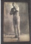 1921 Jack Johnson Original Boxing Exhibit Card