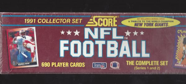 1991 Score Football Factory Sealed Complete Set