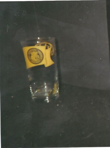 C. 1975 Missouri Tigers College Football Glass with Schedule on back