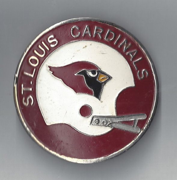 1971 St. Louis (Football)  Cardinals Ornate Belt Buckle 