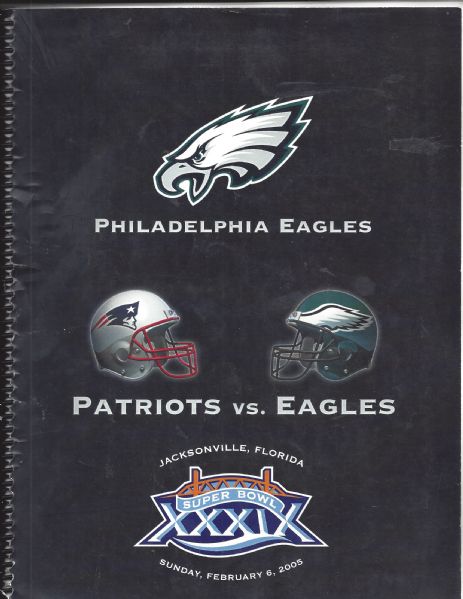 2002 - 2009 Philadelphia Eagles (NFL) Lot of (3) Post-Season Guides/Programs 