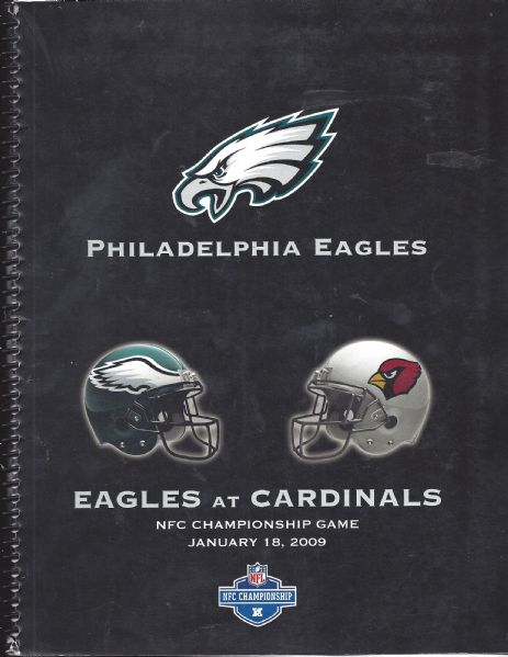 2002 - 2009 Philadelphia Eagles (NFL) Lot of (3) Post-Season Guides/Programs 