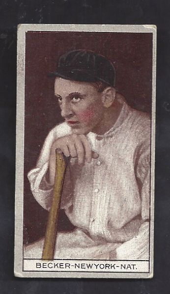 1912 T207 Beals Becker Baseball Card