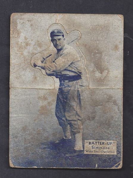 1934 Batter-Up Al Simmons (HOF) Baseball Card