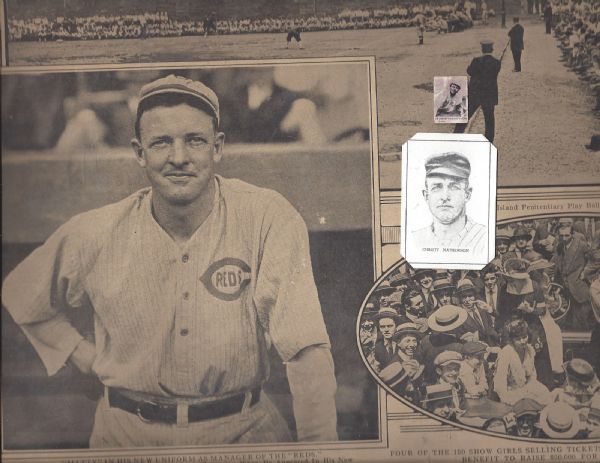 1916 - 1950 Christy Mathewson (HOF) Lot of (3) Items 