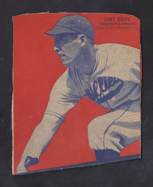 1935 Curt Davis (Philadelphia Phillies) Wheaties Card 