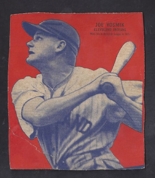 1935 Joe Vosmik (Cleveland Indians) Wheaties Card 