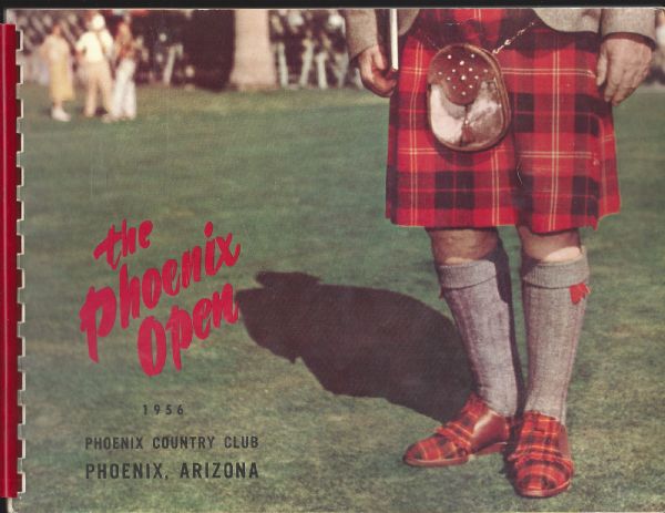 1956 The Phoenix Open Golf Tournament Official Program 