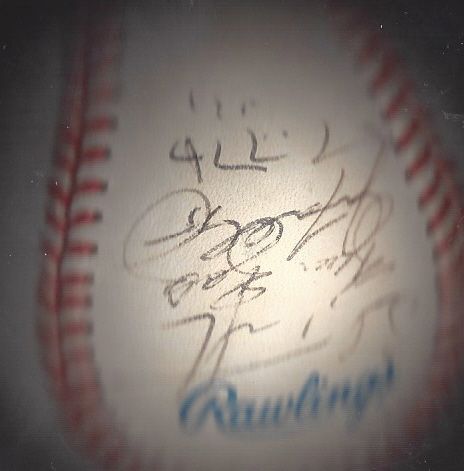 C. late 1990's Trenton Thunder (Red Sox AA) Team Ball w/ (18) Autographs