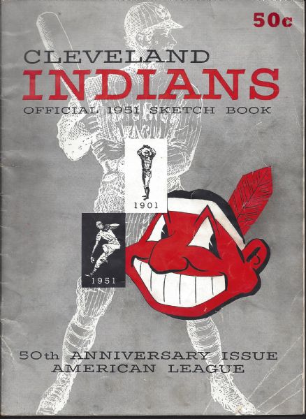 1951 Cleveland Indians Yearbook 