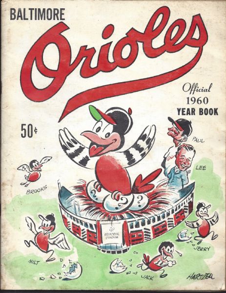 1960 Baltimore Orioles Yearbook 