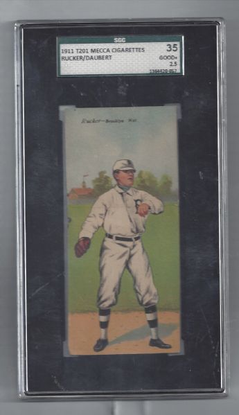 1911 T201 Mecca Double Folder Rucker/Daubert Graded SGC 35 