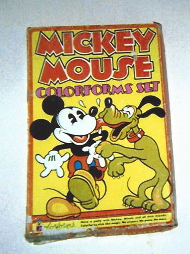  C. 1957 Mickey Mouse Colorforms Set with Original Box 