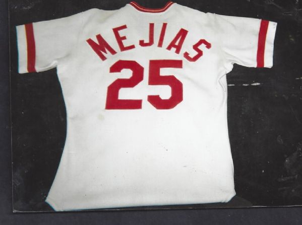 C. 1980 Sam Mejias (Cincinnati Reds) Game Used Uniform 