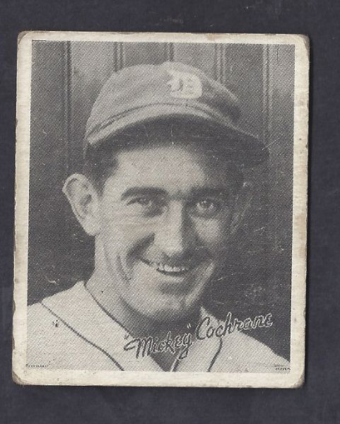 1936 Mickey Cochrane (HOF) Baseball Card