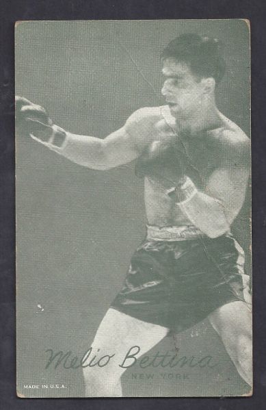 C. 1940's Melio Bettina Gray Back Boxing Exhibit