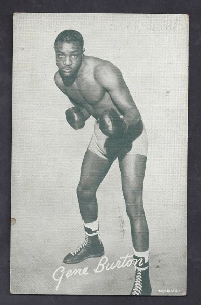 C. 1940's Gene Burton Gray Back Boxing Exhibit