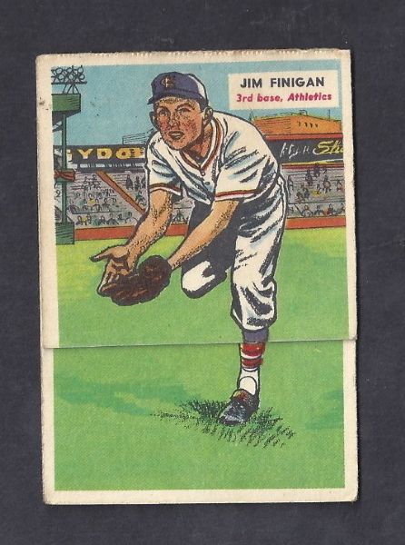 1955 Jim Finigan/Ron Jackson Topps Doubleheader Baseball Card