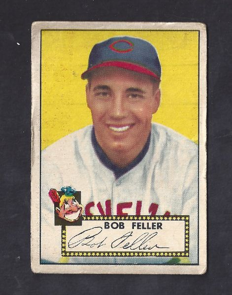 1952 Bob Feller (HOF)  Topps Baseball Card