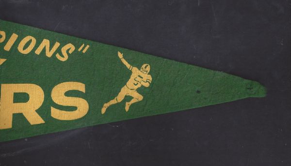 1960's Green Bay Packers (NFL Champions) Large Size Pennant 