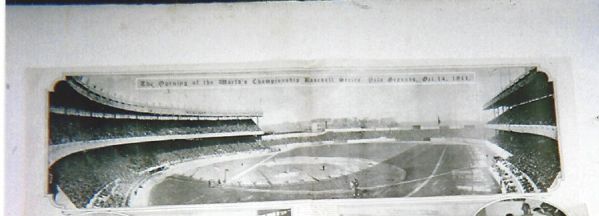 1911 World Series Opening Game Panoramic News Photo Display