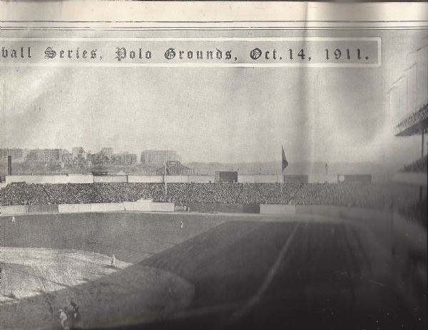 1911 World Series Opening Game Panoramic News Photo Display