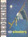1965 Washingvton Redskins vs Pittsburgh Steelers FB Program 