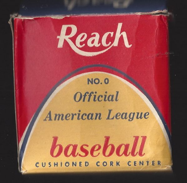 1960 - 69 Reach Empty Baseball Box 