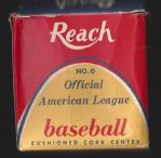 1960 - 69 Reach Empty Baseball Box 