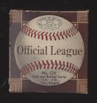 1940s Reach Empty Official League Baseball Box