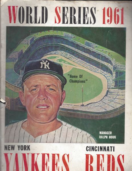 1961 World Series Program at New York 