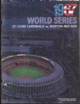 1967 World Series Program at St. Louis 