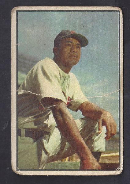 1953 Larry Doby (HOF) Bowman Color Baseball Card