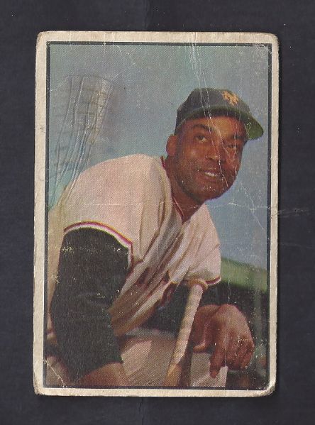 1953 Monte Irvin Bowman Color Baseball Card