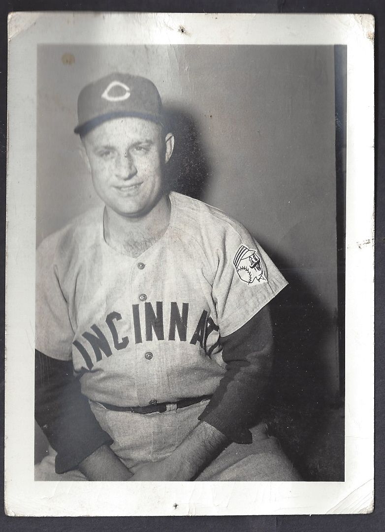 Lot Detail - 1956 Smoky Burgess Cincinnati Reds Team Issued Photo with ...