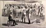 1869 Cincinnati Redstockings Harpers Weekly Woodcut