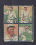 1935 Pie Traynor Pittsburgh Pirates (HOF) Goudey 4 in 1 Baseball Card