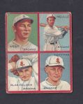 1935 St. Louis Browns Goudey 4 in 1 Baseball Card