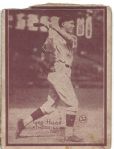 1931 Mule Haas (Philadelphia As) W517 Baseball Strip Card