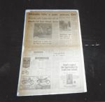 1967 Mickey Mantle Passes Mel Ott Display Newspaper
