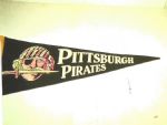 Circa 1950s Pittsburgh Pirates Buccaneer Logo Large Size Pennant