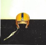 1940s Draper - Maynard Football Helmet with Chin Strap