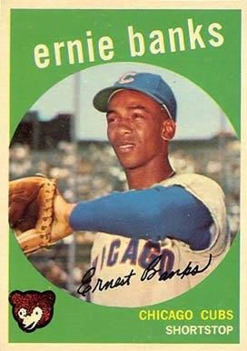 1959 Ernie Banks Topps Baseball Card
