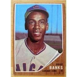 1962 Ernie Banks Topps Baseball Card