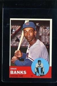1963 Ernie Banks Topps Baseball Card