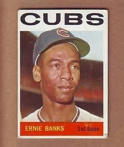 1964 Ernie Banks Topps Baseball Card