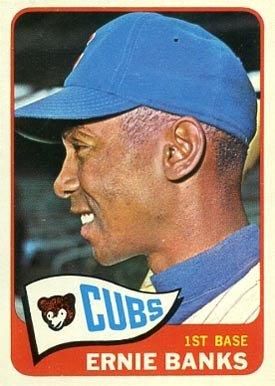 1965 Ernie Banks Topps Baseball Card