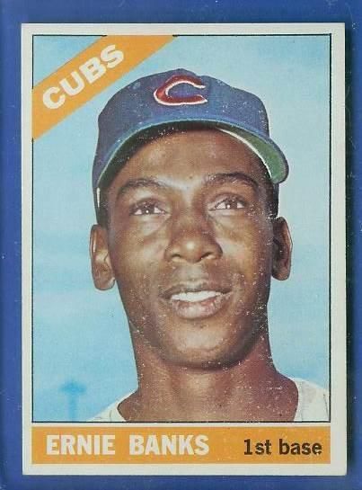 1966 Ernie Banks Topps Baseball Card