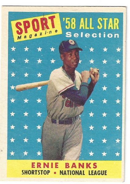 1958 Ernie Banks All-Star Card